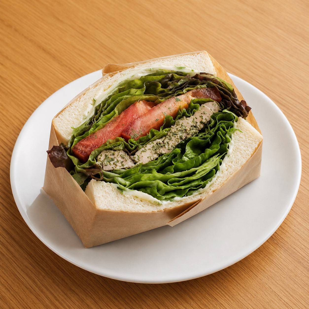 野菜とハーブチキン